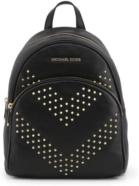 michael kors abbey studded leather backpack shoulder|Abbey Medium Studded Pebbled Leather Backpack .